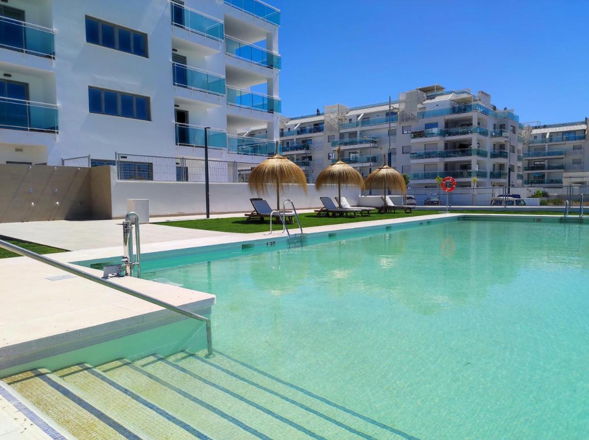 Espectacular Apartamento En Primera Linea De Playa Torrox Bagian luar foto